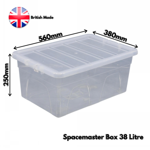Spacemaster Storage Box & Lid Size 10 (38 Litre)
